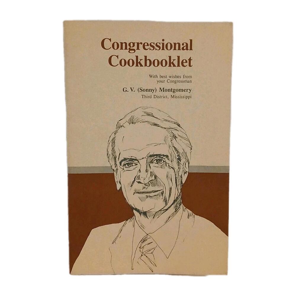 Congressional Cookbooklet G.V. Sonny Montgomery 1989-90 Mississippi Paperback
